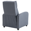 Relaxációs fotel, szürke, KRESO NEW