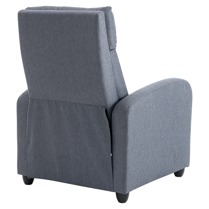 Relaxációs fotel, szürke, KRESO NEW