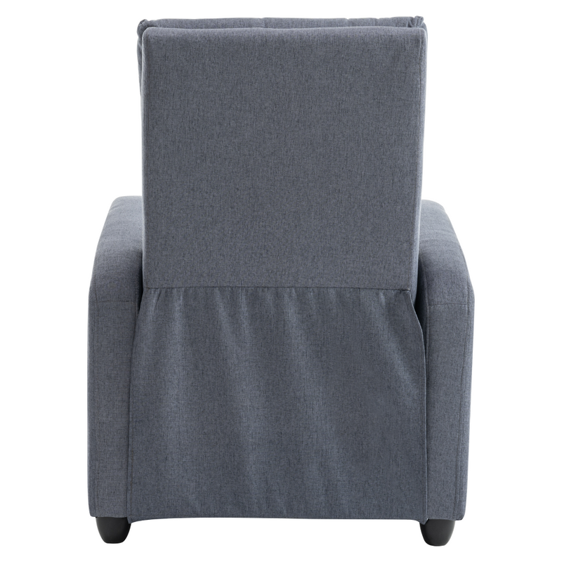 Relaxációs fotel, szürke, KRESO NEW