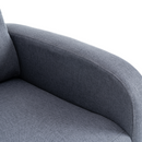 Relaxációs fotel, szürke, KRESO NEW