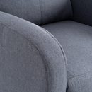 Relaxációs fotel, szürke, KRESO NEW