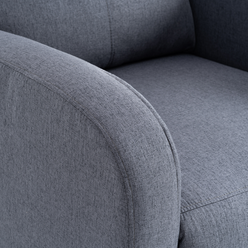 Relaxációs fotel, szürke, KRESO NEW