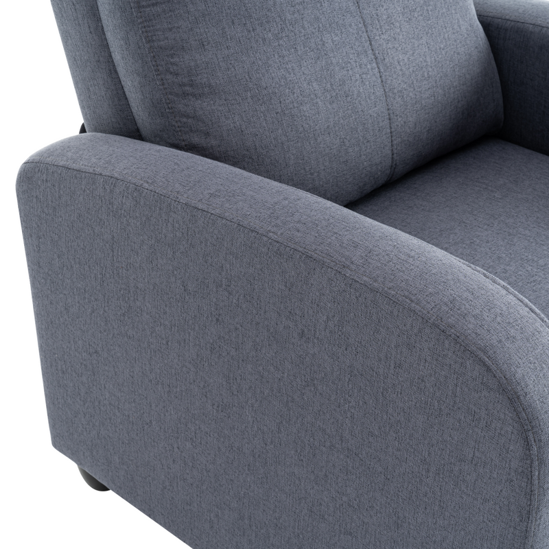 Relaxációs fotel, szürke, KRESO NEW