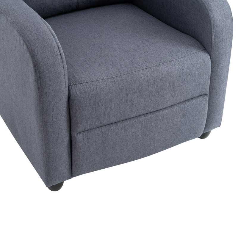 Relaxációs fotel, szürke, KRESO NEW