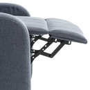 Relaxációs fotel, szürke, KRESO NEW
