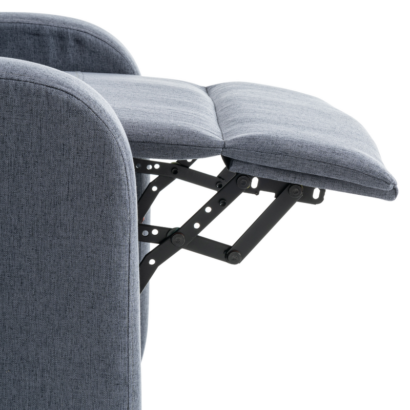 Relaxációs fotel, szürke, KRESO NEW