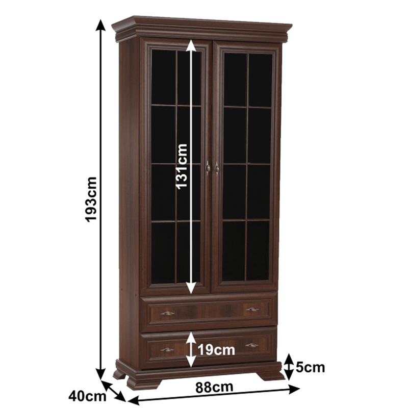 vitrines szekrény KRW 2, samoa king, KORA