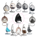 Védőhuzat függő fotelhez, fekete, KRYTO TYP 1