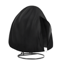 Védőhuzat kétszemélyes függő fotelhez, fekete, KRYTO TYP 2