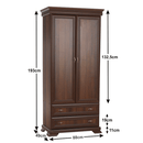 Kétajtós szekrény, samoa king, KORA KS1