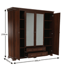 Négyajtós szekrény, samoa king, KORA KS3