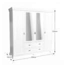 Szekrény KS3, sosna andersen, KORA