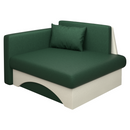 Kinyitható fotel, zöld/bézs, KUBOŠ NEW UNI