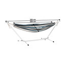 Függő hinta, kék szalag minta, Kabuki- double