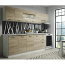 Konyhasor, sonoma tölgyfa / fehér, PROMO