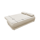 Kihúzható kanapé, bézs melír, LAGO