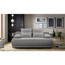 Kihúzható kanapé, szürke melír, LAGO
