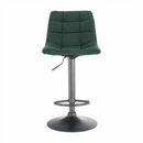 Bárszék, zöld/fekete, LAHELA