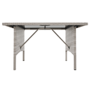 Kerti rattan szett, világosszürke, LALEN