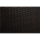 Kerti pad kisasztallal és párnákkal, barna/krém, LALIT