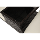 Kerti pad kisasztallal és párnákkal, barna/krém, LALIT