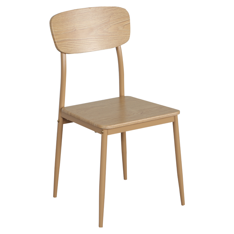 Étkezőgarnitúra 1+4, természetes tölgy, LAMIR