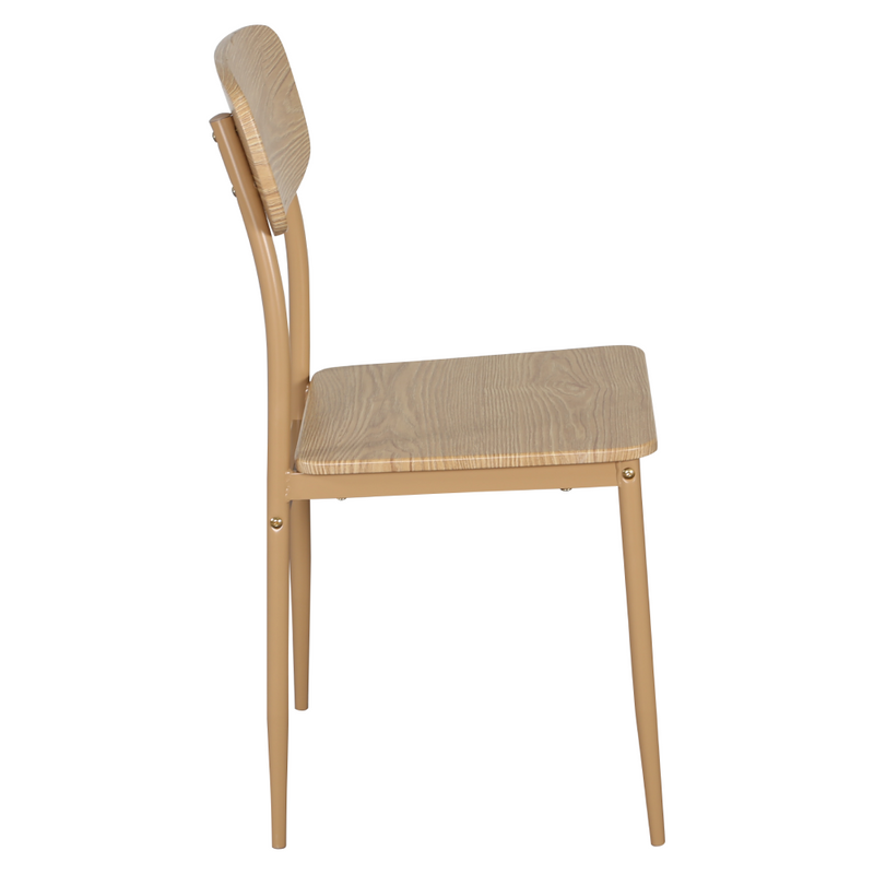 Étkezőgarnitúra 1+4, természetes tölgy, LAMIR