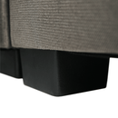 Ülőgarnitúra, szürkésbarna taupe, balos, LAMORA U