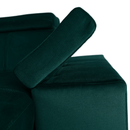 Ülőgarnitúra, smaragd, jobbos, LAMORA U