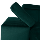 Ülőgarnitúra, smaragd, balos, LAMORA U