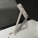 Ülőgarnitúra, szürkésbarna taupe, jobbos, LAMORA U