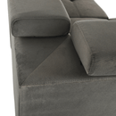 Ülőgarnitúra, szürkésbarna taupe, jobbos, LAMORA U