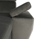 Ülőgarnitúra, szürkésbarna taupe, jobbos, LAMORA U