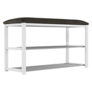 Lóca cipőtartóval, szürke/fehér, LANGELLA NEW