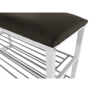 Lóca cipőtartóval, szürke/fehér, LANGELLA NEW