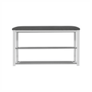 Lóca cipőtartóval, szürke/fehér, LANGELLA NEW