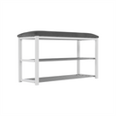 Lóca cipőtartóval, szürke/fehér, LANGELLA NEW