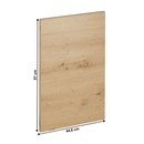 Mosogatógép ajtaja, artisan tölgy, 44,6x57, LANGEN