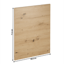 Mosogatógép ajtaja, artisan tölgy, 59,6x71,3, LANGEN