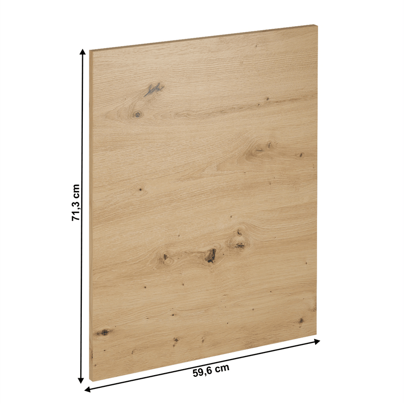 Mosogatógép ajtaja, artisan tölgy, 59,6x71,3, LANGEN