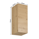 Felső szekrény, artisan tölgy, univerzális, LANGEN G30