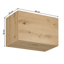 Felső szekrény, artisan tölgy, LANGEN G60KN