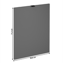 Mosogatógép ajtaja, szürke matt, 59,6x71,3 cm, LANGEN