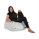 Babzsák, fehér/szürke, LAPIN