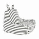 Babzsák, fehér/szürke, LAPIN