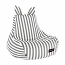 Babzsák, fehér/szürke, LAPIN