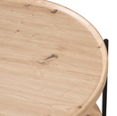 Dohánytóasztal, artisan tölgy/fekete, LAPIS