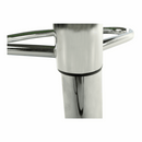 Bárszék, fekete textilbőr/króm, LARIA NEW