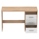 Számítógépasztal, sonoma tölgyfa/fehér, LARISTOTE NEW