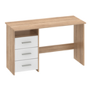 Számítógépasztal, sonoma tölgyfa/fehér, LARISTOTE NEW
